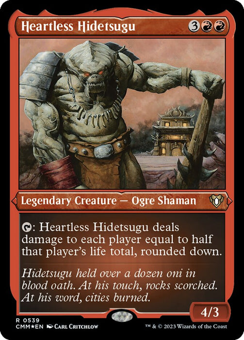 Heartless Hidetsugu - Etched - Inverted - Legendary - Etched (Foil)
