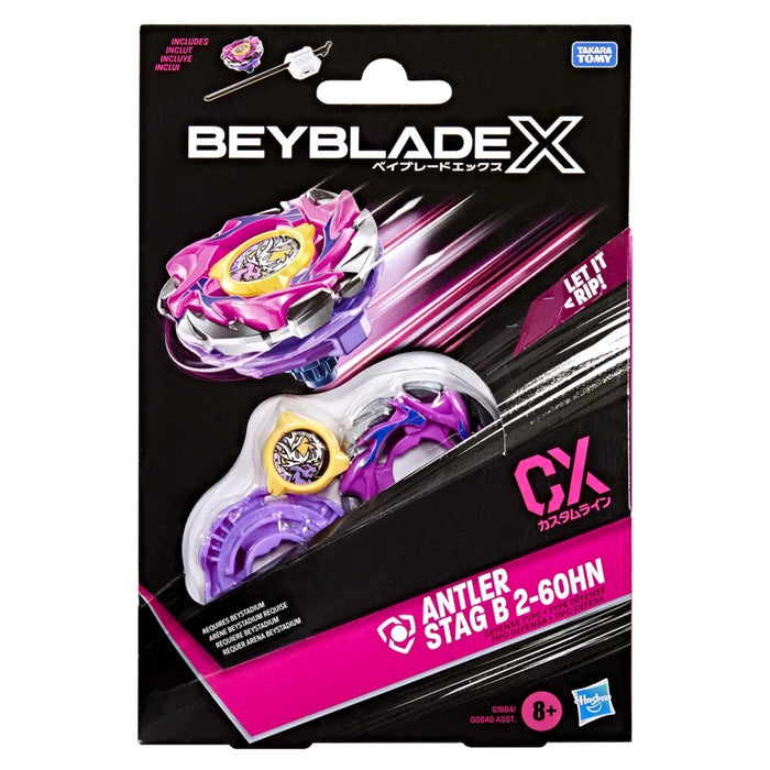 Beyblade X Antler Stag B 2-60HN Pack Set Hasbro