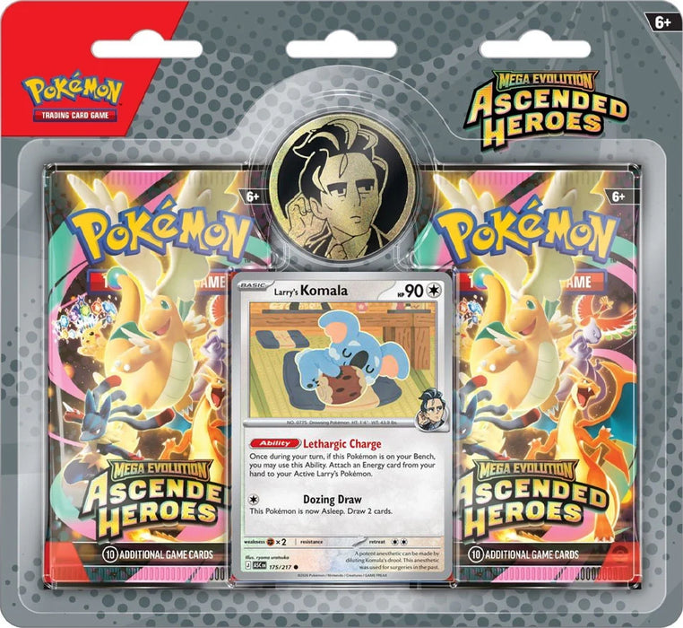 Pokemon - ME02.5 - Ascended Heroes - 2-Pack Blister - Larry's Komala