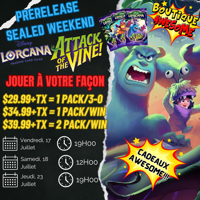 🌟Lorcana Attack of the Vine Prerelease Event🌟