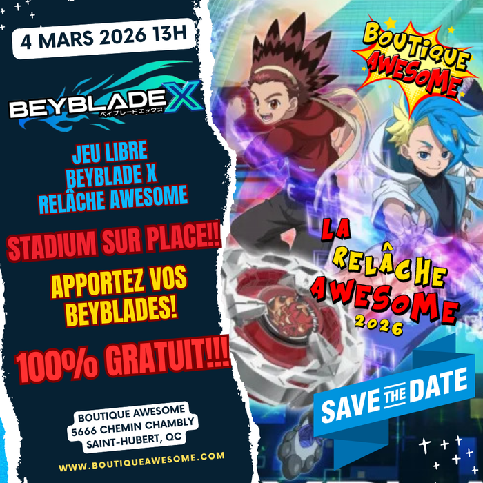 Activité Libre Beyblade X - Édition Relâche Awesome