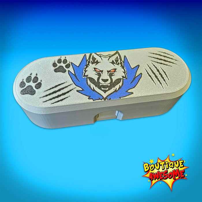 BEYBLADE X, DECK CASE, Sterling wolf (rounded) Awesome Essentials