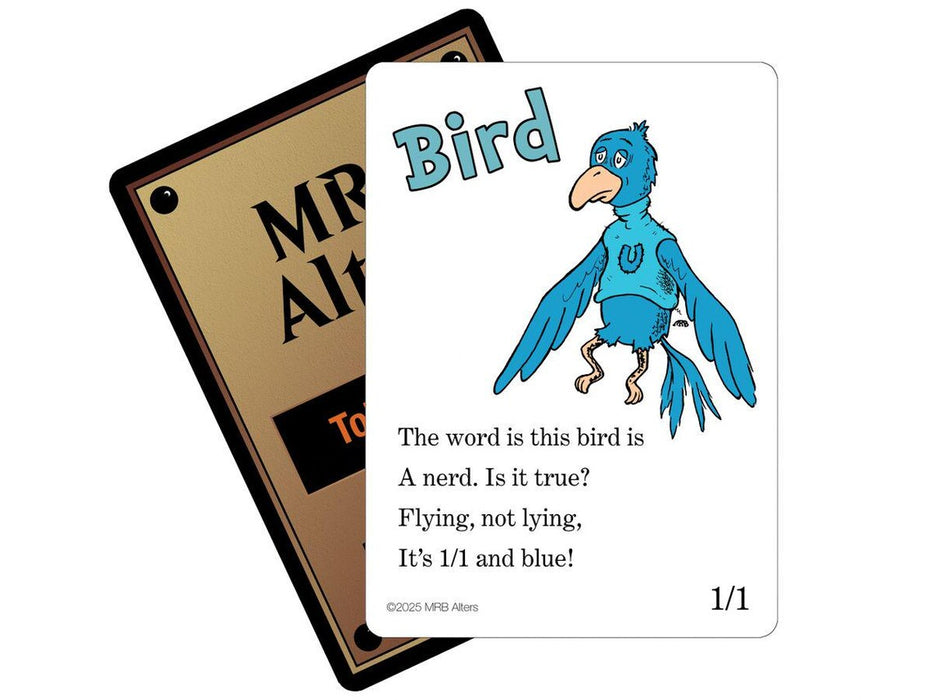 Whimsical Bird token (blue 1/1)