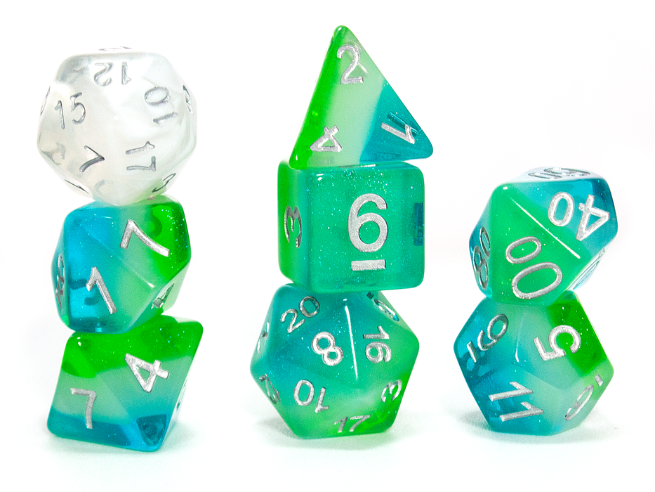 Sirius Dice - Dice Set - Blue Hawaiian