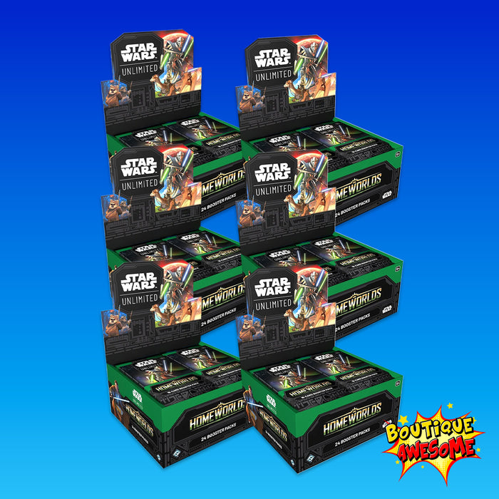 Star Wars: Unlimited - Homeworlds - Booster Case (6 Booster Boxes)