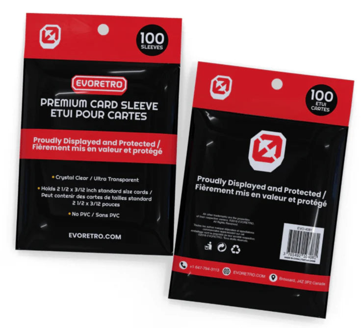 EVORETRO Card Sleeves for Pokemon or Sport Card Penny Sleeves