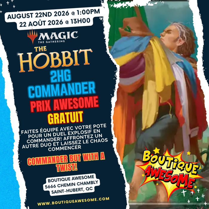 2HG Commander The Hobbit - August 22nd, 2026