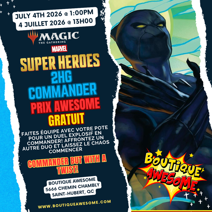 MTG 2HG Commander Marvel Superheroes - July 4th, 2026
