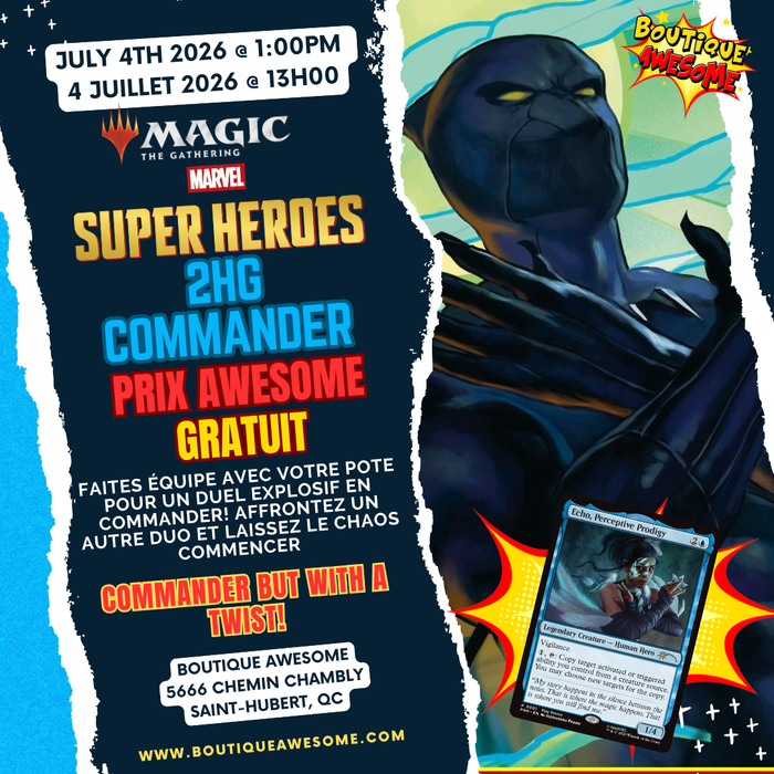 MTG 2HG Commander Marvel Superheroes - July 4th, 2026