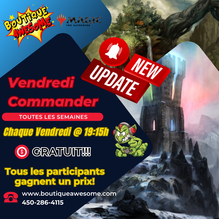 Awesome Vendredi Commander GRATUIT!