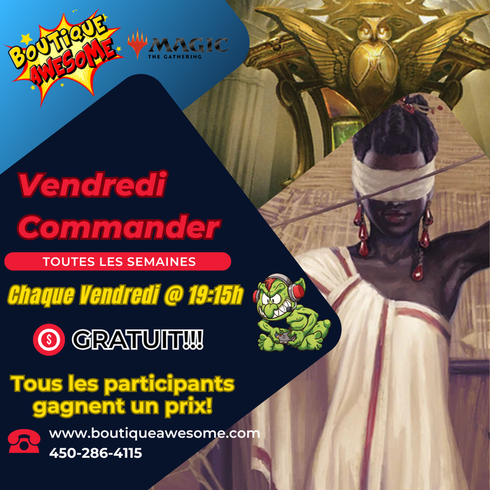 Awesome Vendredi Commander GRATUIT!