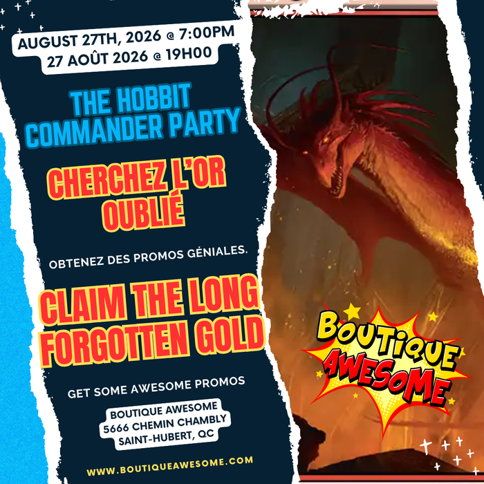 🎉 Commander Party – August 27th @ 7 PM! 🎉