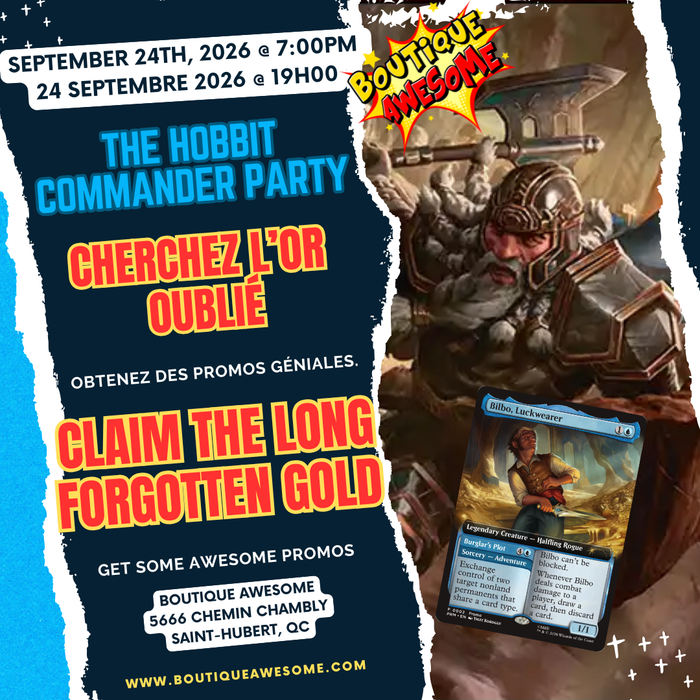 🎉 Commander Party – September 24th @ 7 PM! 🎉