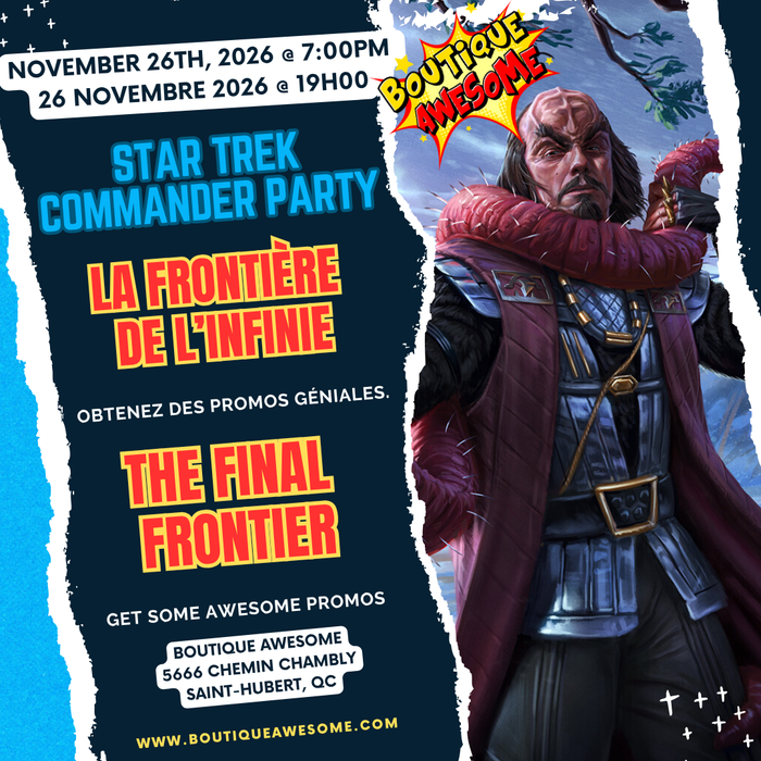 🎉 Commander Party – November 26th @ 7 PM! 🎉