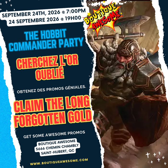🎉 Commander Party – September 24th @ 7 PM! 🎉