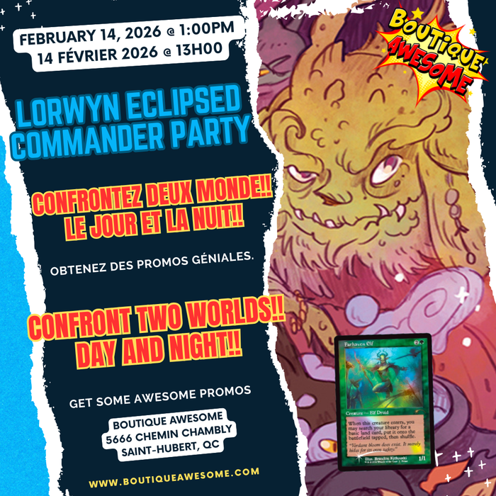 🎉 Commander Party – February 14th @ 1 PM! 🎉