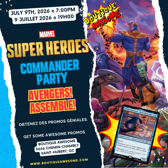 🎉 Commander Party – July 9th @ 7 PM! 🎉