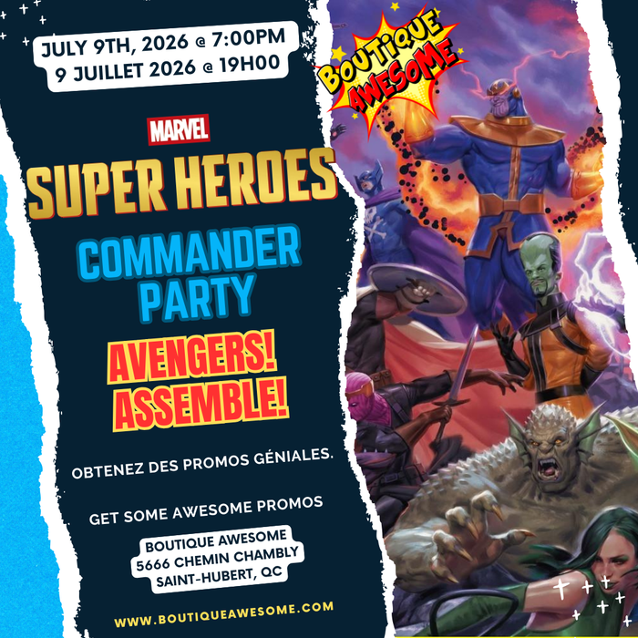 🎉 Commander Party – July 9th @ 7 PM! 🎉