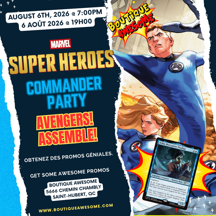 🎉 Commander Party – August 6th @ 7 PM! 🎉
