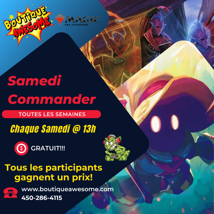 Awesome Samedis Commander GRATUIT!