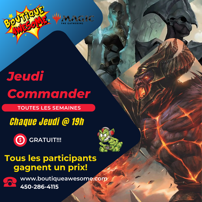 Awesome Jeudis Commander GRATUIT!