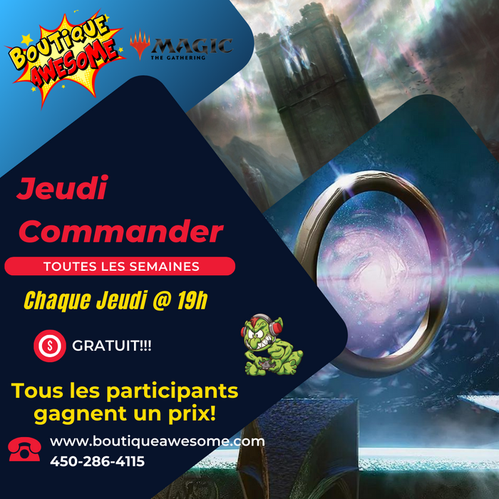 Awesome Jeudis Commander GRATUIT!