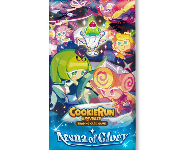 cookie run braverse booster box Cookie Run TCG: Braverse: Arena of Glory Booster Pack — Boutique Awesome