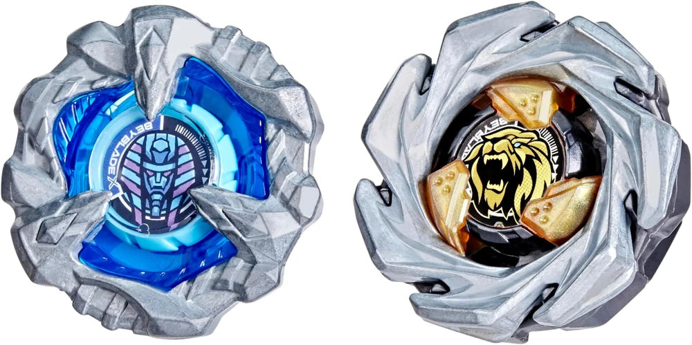 Beyblade X Cowl Sphinx 1-80GF & Crest Leon 7-60GN Dual Pack Set Hasbro