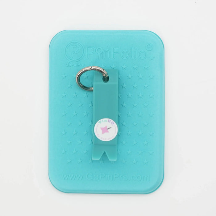 GoPinPro Mini Pin Popper Keychains - Tiffy Blue