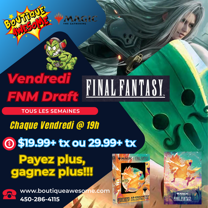 Awesome Friday Night Magic MTG Final Fantasy Drafts!