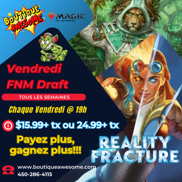 Awesome Reality Fracture Friday Night Magic MTG Drafts!