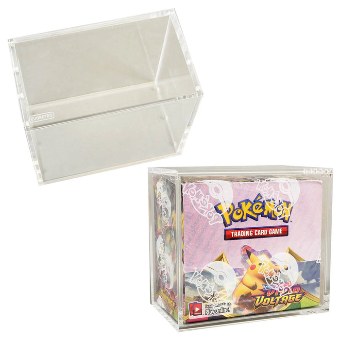 EVORETRO Acrylic Case for Booster Box Display with Magnetic Lid