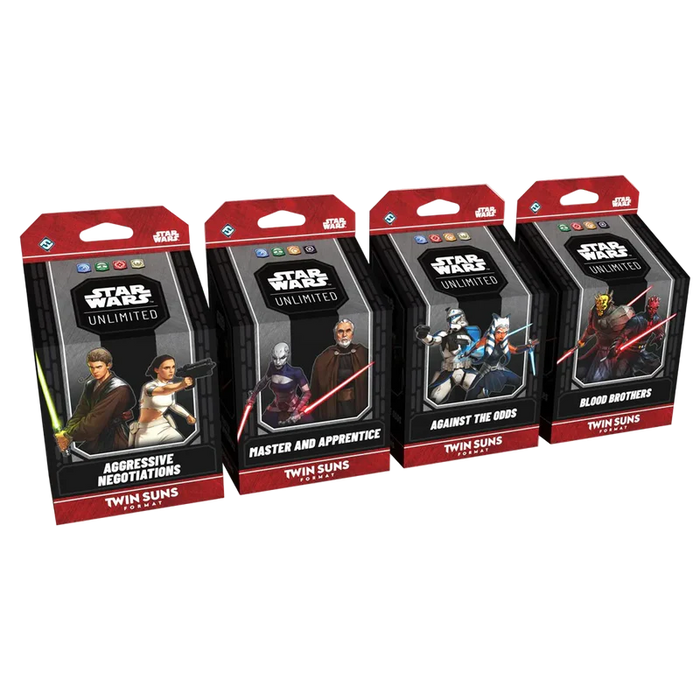 Star Wars: Unlimited - 2026 Twin Suns Deck Display - Set of 4