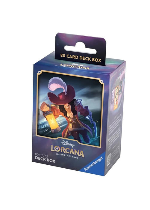 Disney Lorcana- Captain Hook - Deckbox (80ct)