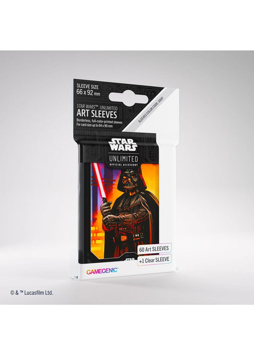 Star Wars: Unlimited Art Sleeves - Standard Size - 60ct - Darth Vader - Releases March 8, 2024