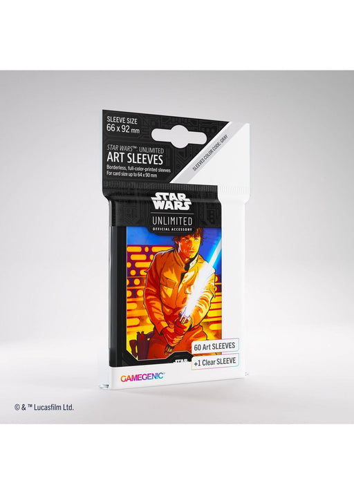 Star Wars: Unlimited Art Sleeves - Standard Size - 60ct - Luke Skywalker - Releases March 8, 2024