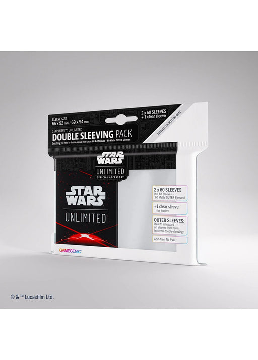 Star Wars: Unlimited Double Sleeving Pack - Space Red - 120ct - Releases March 8, 2024