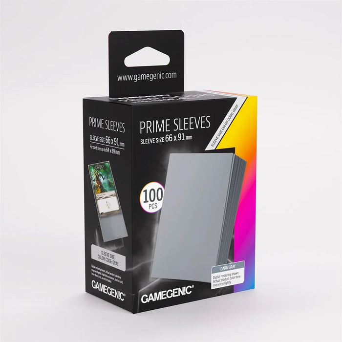 Gamegenic Prime Matte Sleeves -Gray