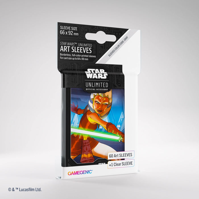 Star Wars: Unlimited Art Sleeves - Standard Size - 60ct - Ahsoka