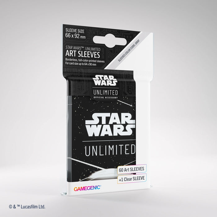 Star Wars: Unlimited Art Sleeves - Standard Size - 60ct - White