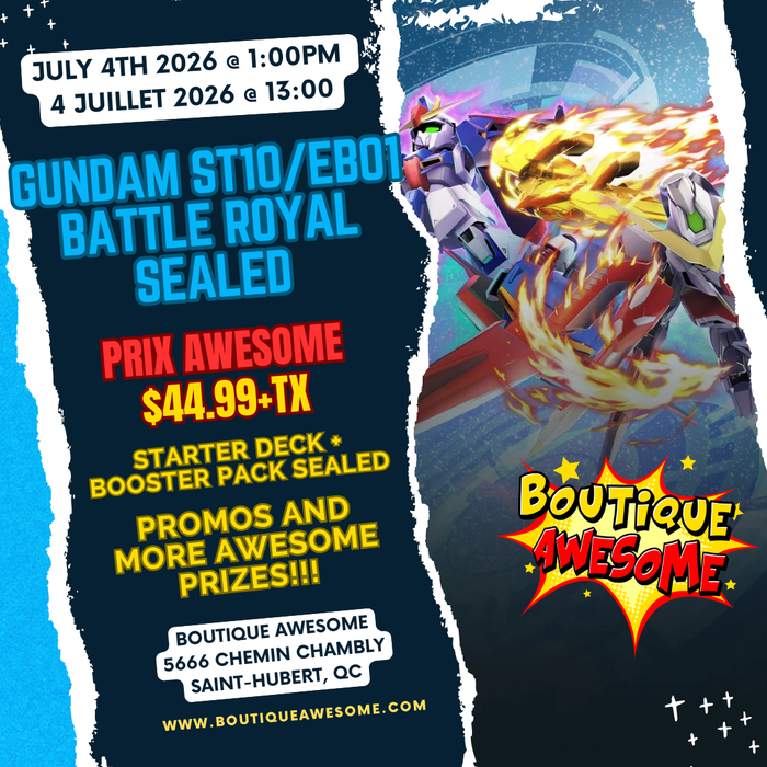 Gundam: G-GENERATION ST10&EB01 Battle Royale Release Event