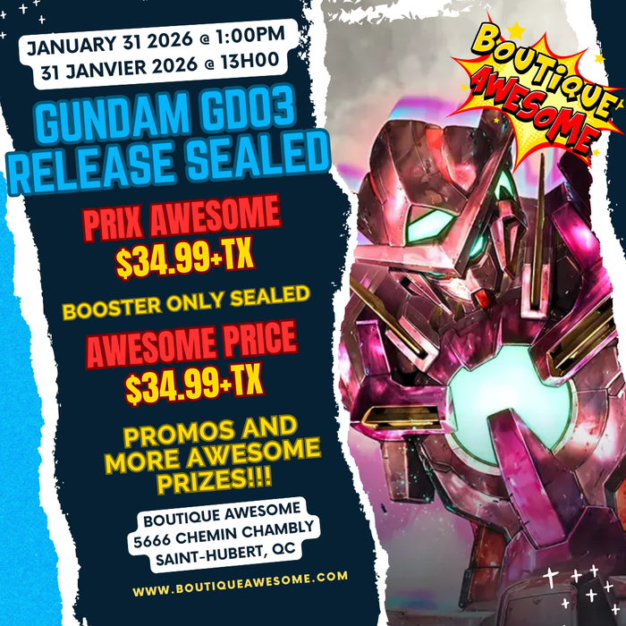 Gundam GD03 Release Sealed Event