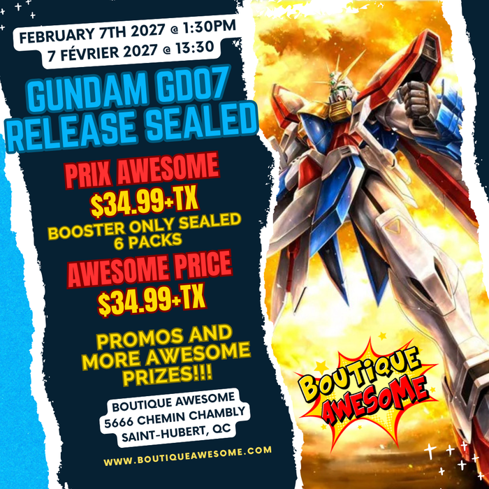 Gundam GD07 Release Sealed Event
