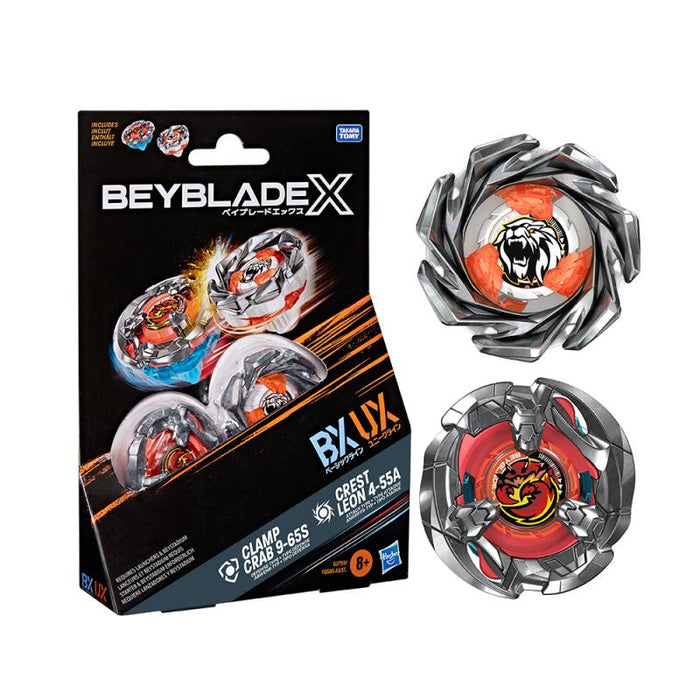 Beyblade X - Dual Pack - Clamp Crab 9-65S & Crest Leon 4-55A