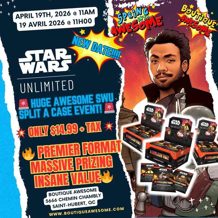 AWESOME Star Wars Unlimited "SPLIT A CASE" - 19 Avril 2026