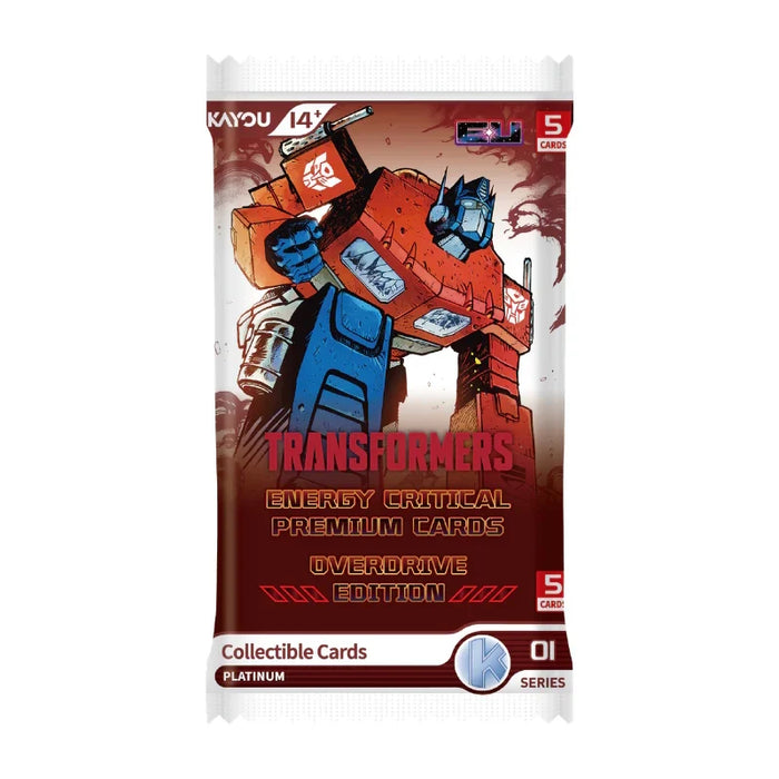 TRANSFORMERS - Energy Critical Card Overload Edtion - Series 1 Packs