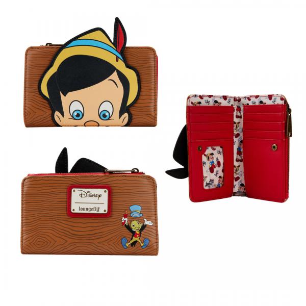 Loungefly - Disney - Pinocchio Peeking Flap Wallet