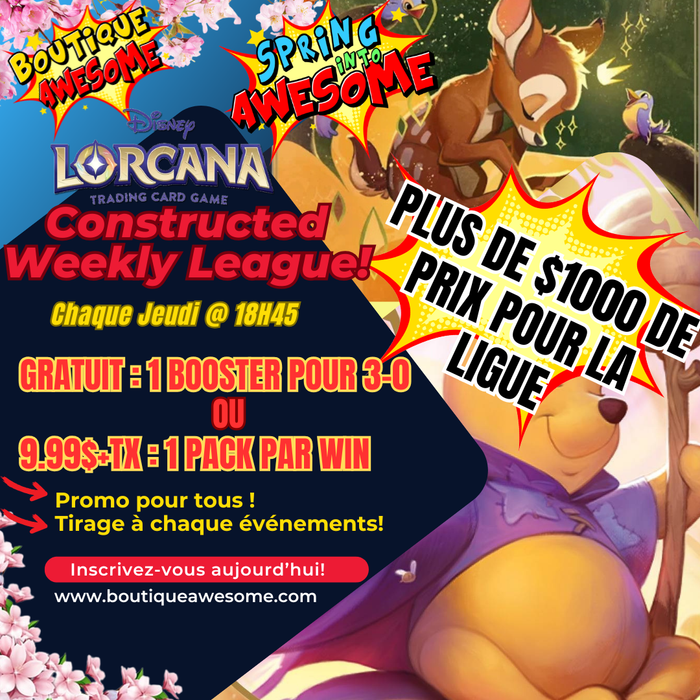 Awesome Disney Lorcana Weekly Play - Jeudi à 18H45