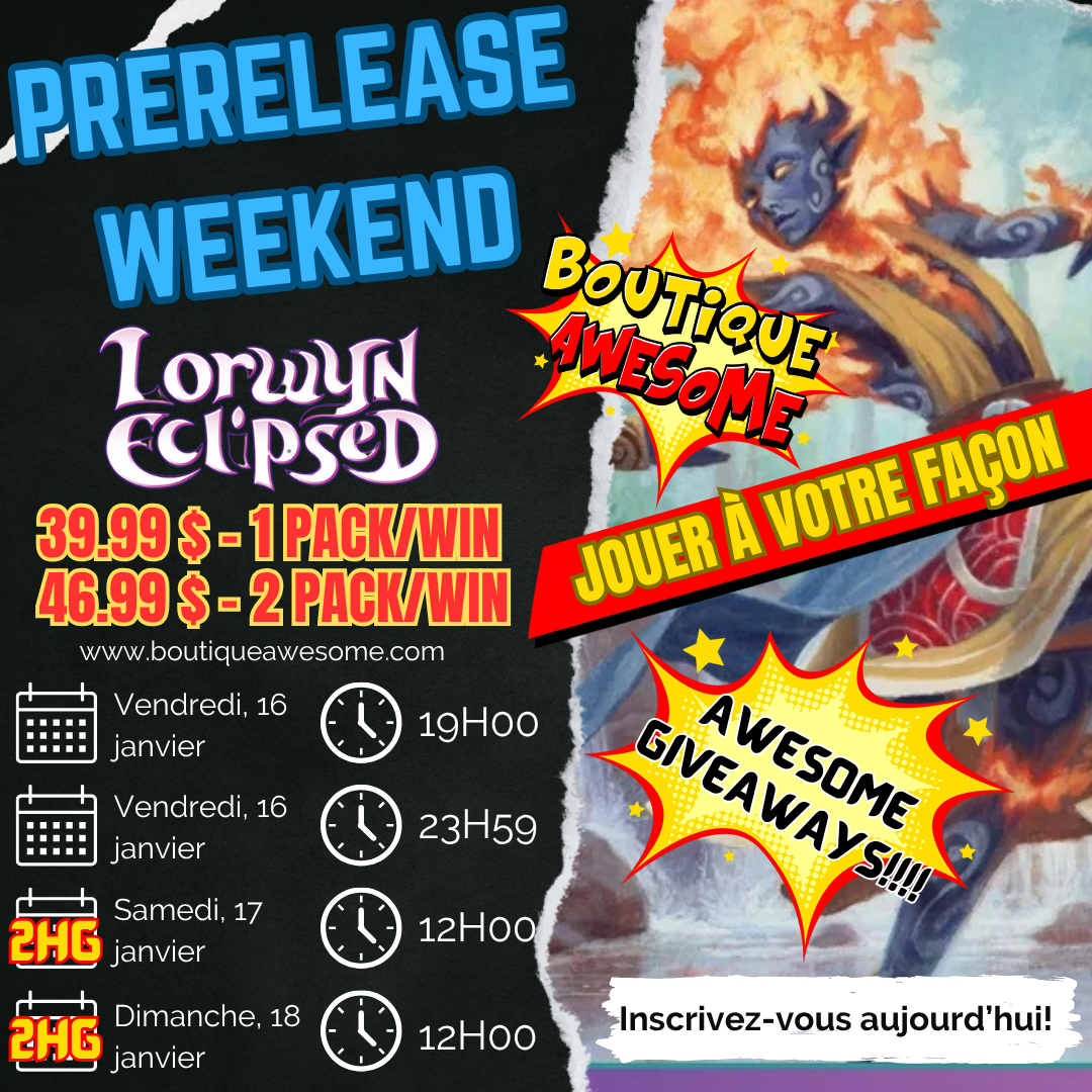 Événements impressionnants