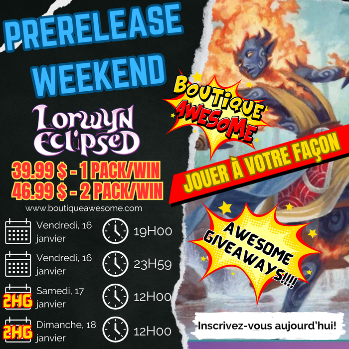 Awesome Lorwyn Eclipsed Prerelease Weekend!